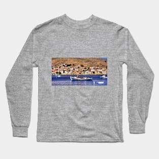 Halki Fishing Boat Long Sleeve T-Shirt